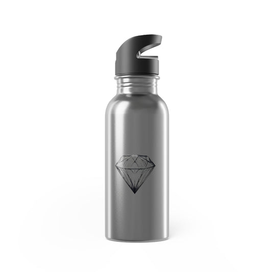 Eco-Friendly Stainless Steel Water Bottle with Straw | Essential Hydration 590ml