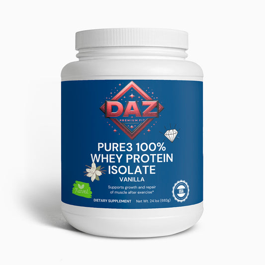 Pure3 100% Whey Protein Isolate DAZ Premium Fit (Vanilla)