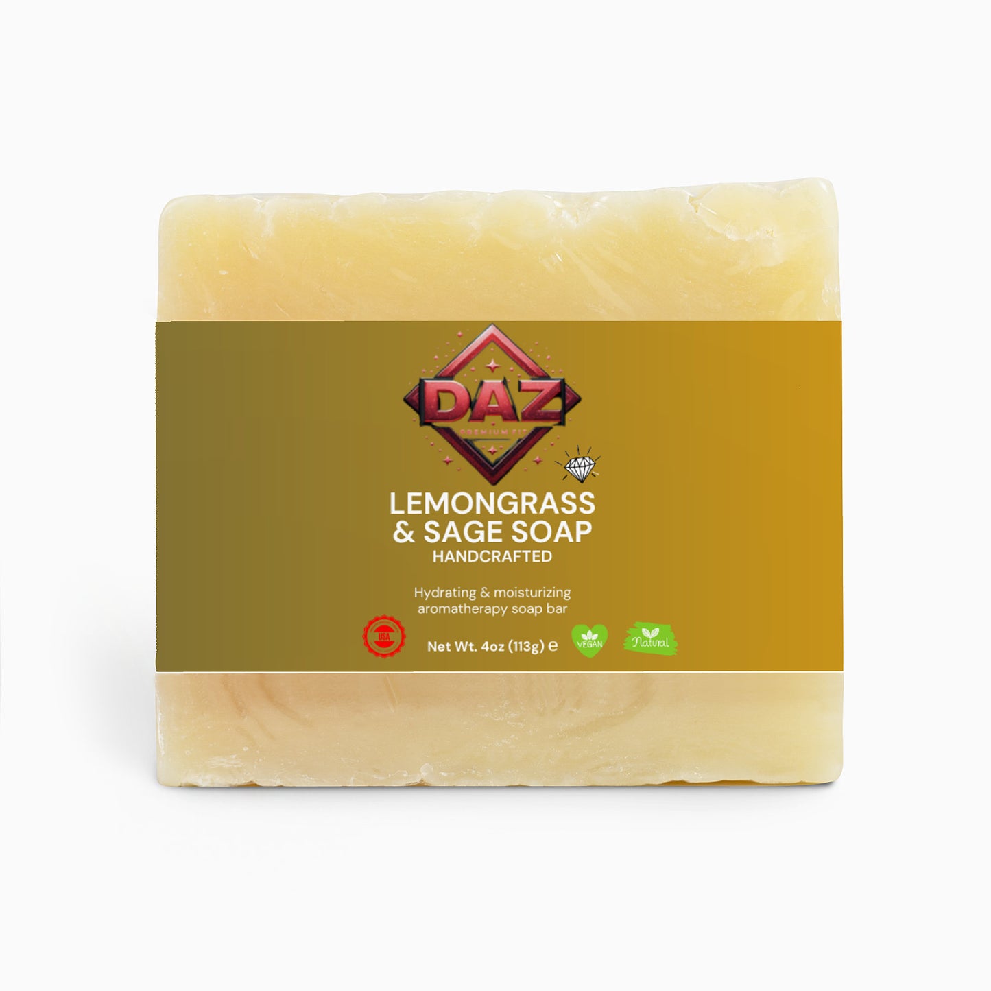 DAZ Premium Fit Lemongrass and Sage Soap
