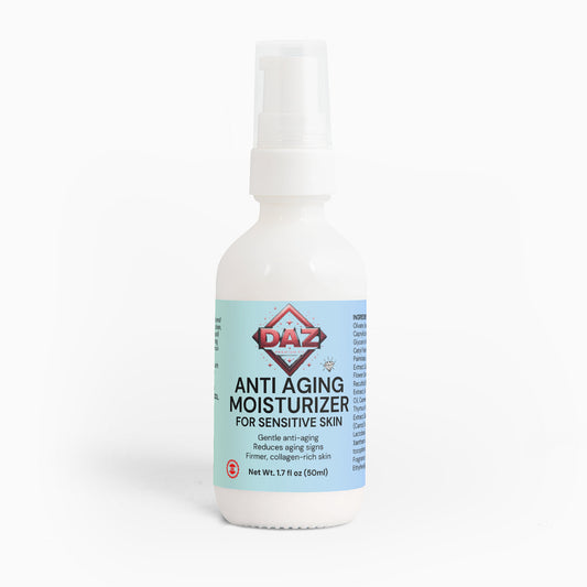 DAZ Premium Fit Anti-Aging Moisturizer for Sensitive Skin