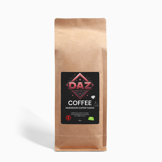 Mushroom Coffee Fusion - Lion's Mane & Chaga DAZ Premium Fit 16oz