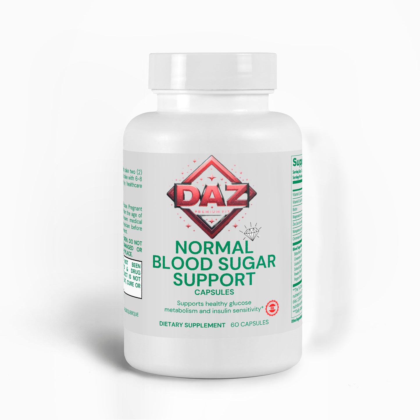 DAZ Premium Fit Normal Blood Sugar Support