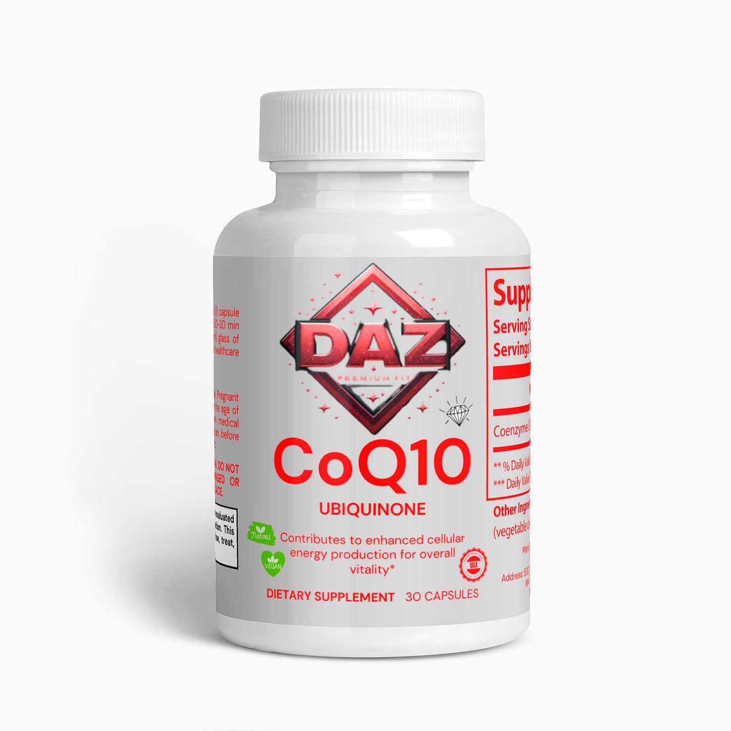 CoQ10 Ubiquinone DAZ Premium Fit