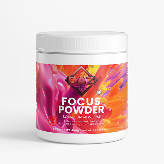 Focus Powder DAZ Premium Fit (Sour Gummy Worm)