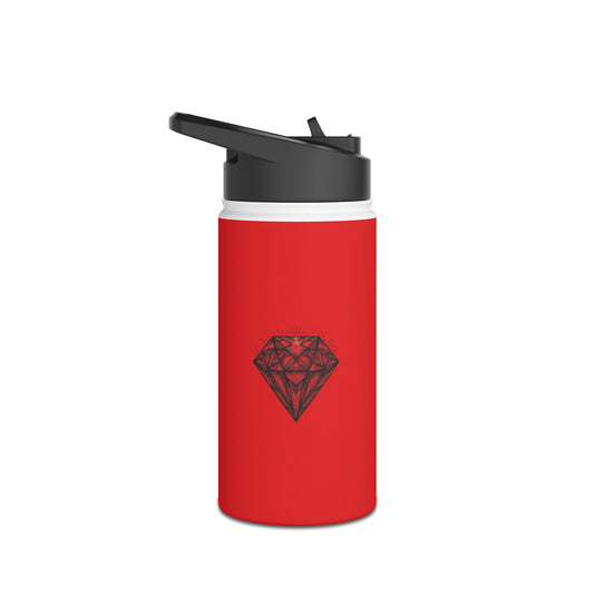 Vibrant Stainless Steel Water Bottle with Standard Lid - Perfect for hydration on the go