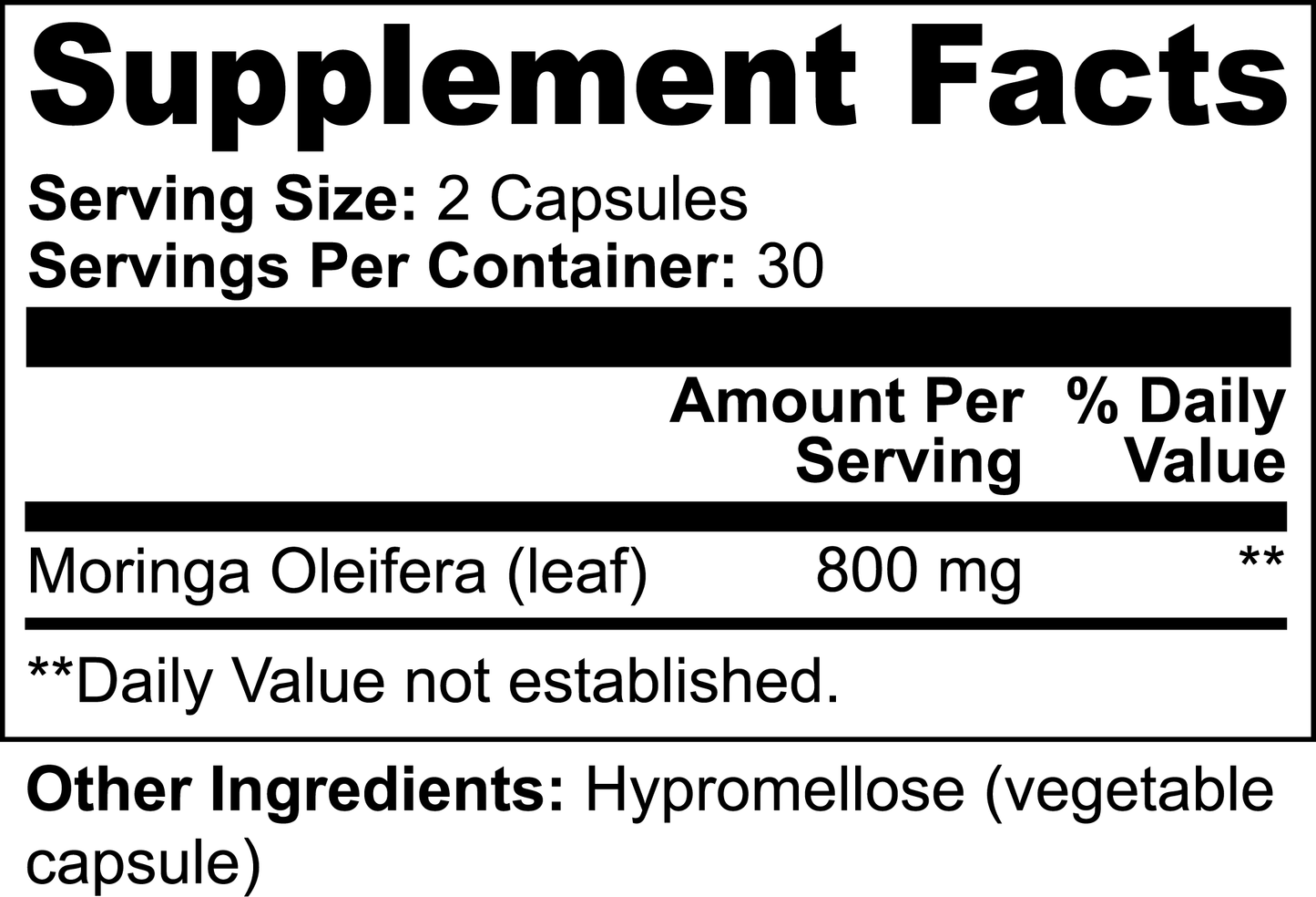 Moringa Pure DAZ Premium Fit