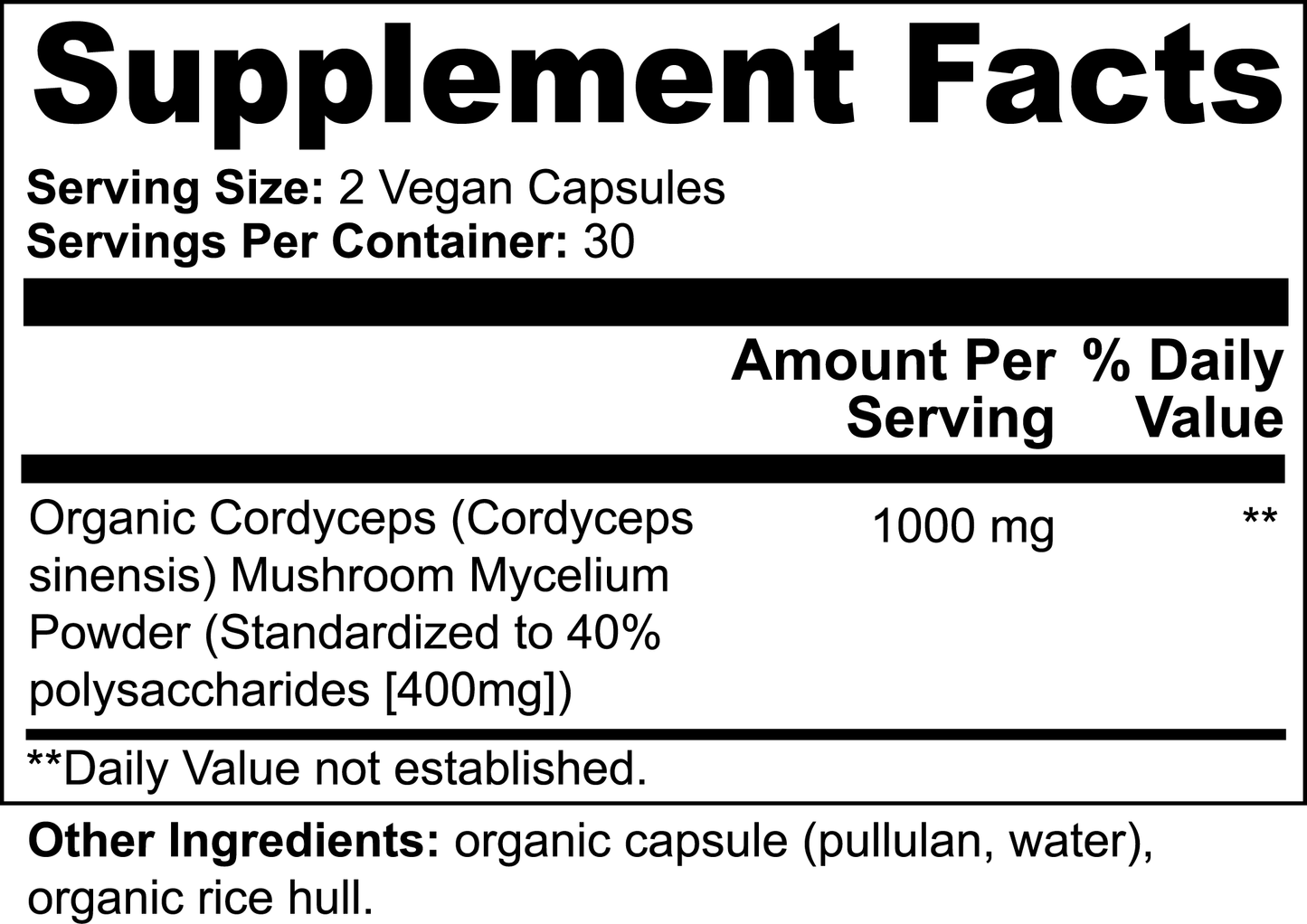 Cordyceps Mushroom DAZ Premium Fit