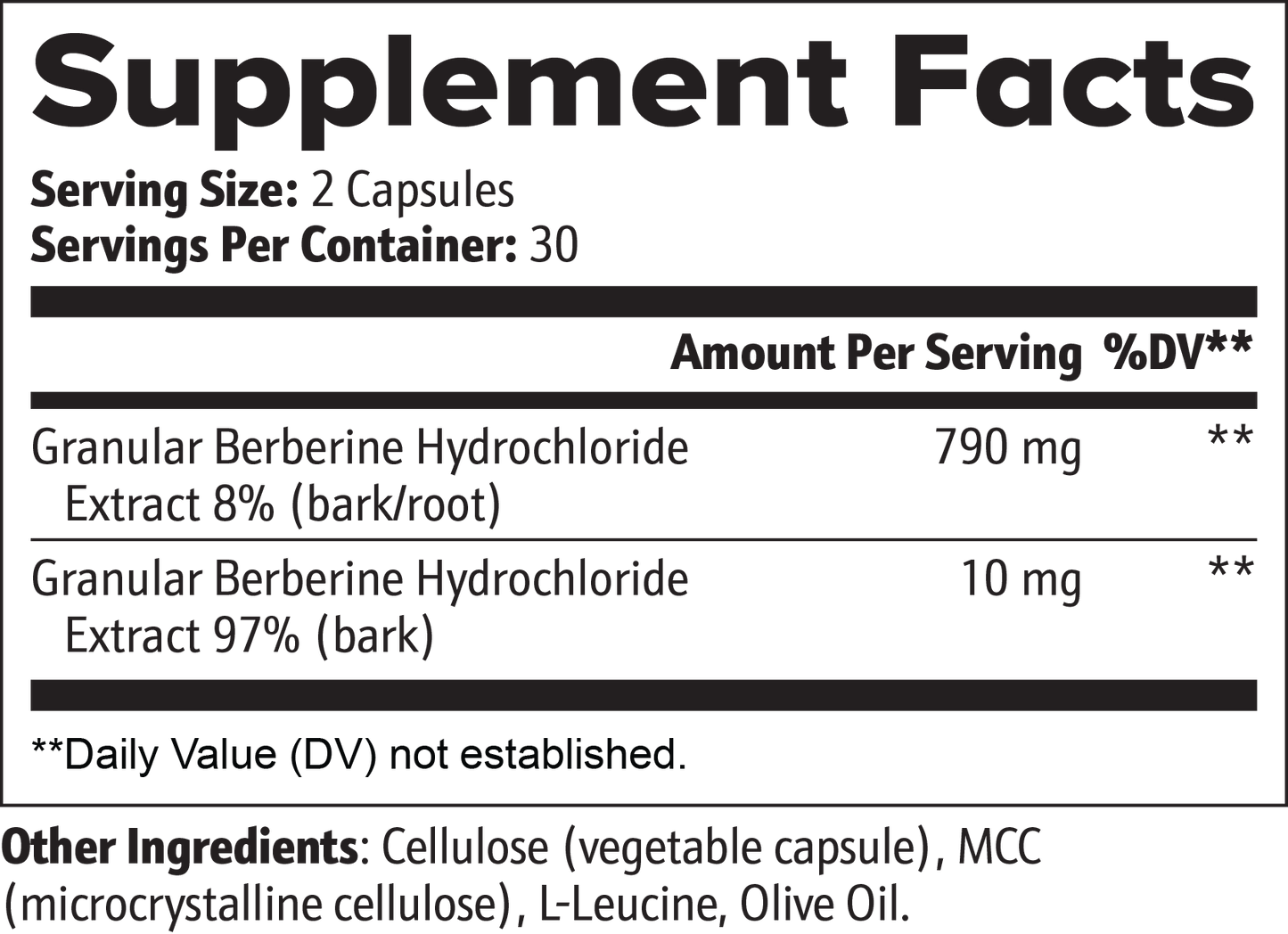 Berberine Daz Premium Fit