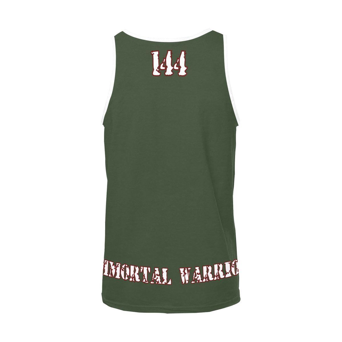 DAZ Premium Fit Immortal Warrior 144 Oliva | Camiseta de tirantes de hombre