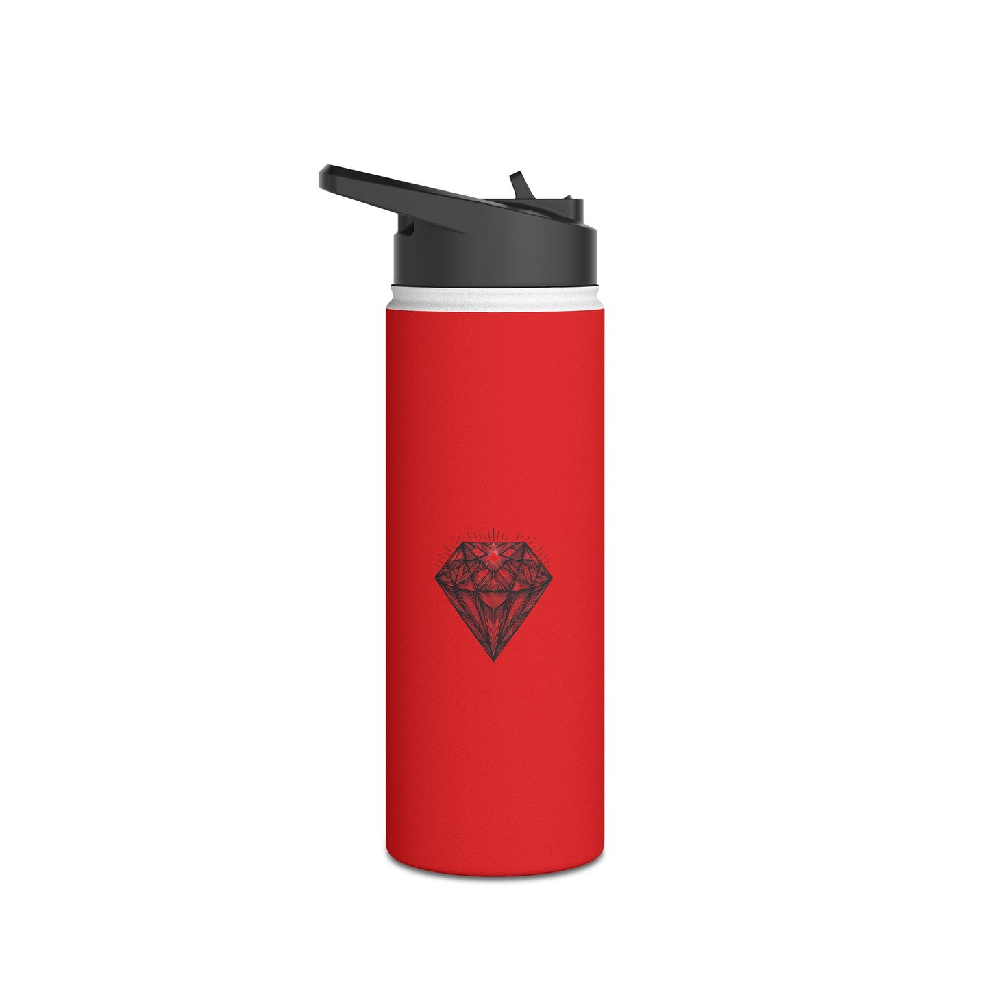 Vibrant Stainless Steel Water Bottle with Standard Lid - Perfect for hydration on the go