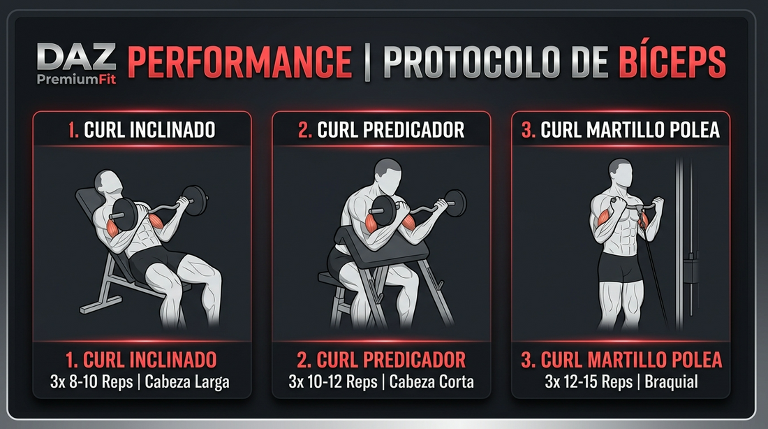 DAZ PERFORMANCE: PROTOCOLO DE BÍCEPS & HIPERTROFIA MÁXIMA