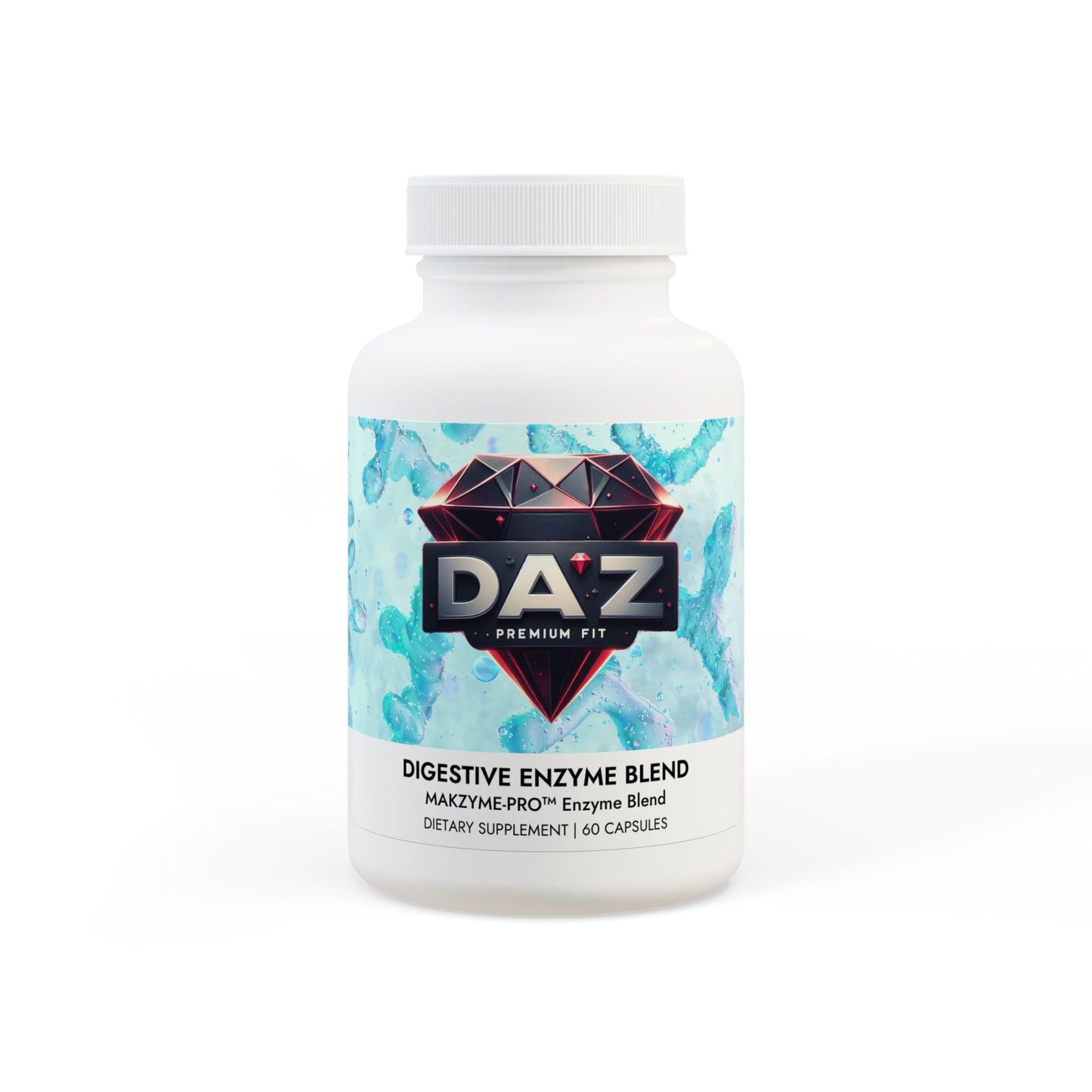 Digestive Enzyme Blend Supplement DAZ Premium Fit (60 Capsules)