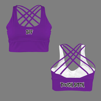 DPF Améthyste | Top deportivo de espalda cruzada
