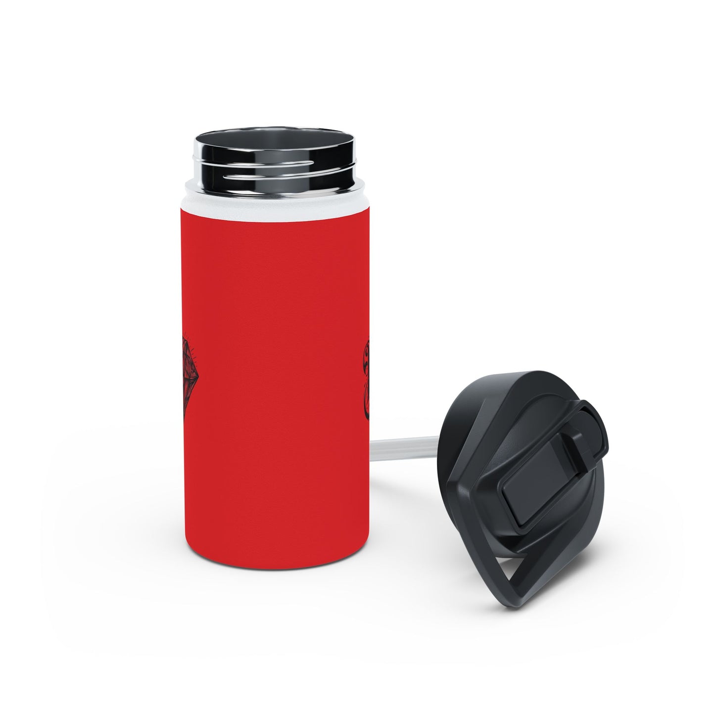 Vibrant Stainless Steel Water Bottle with Standard Lid - Perfect for hydration on the go