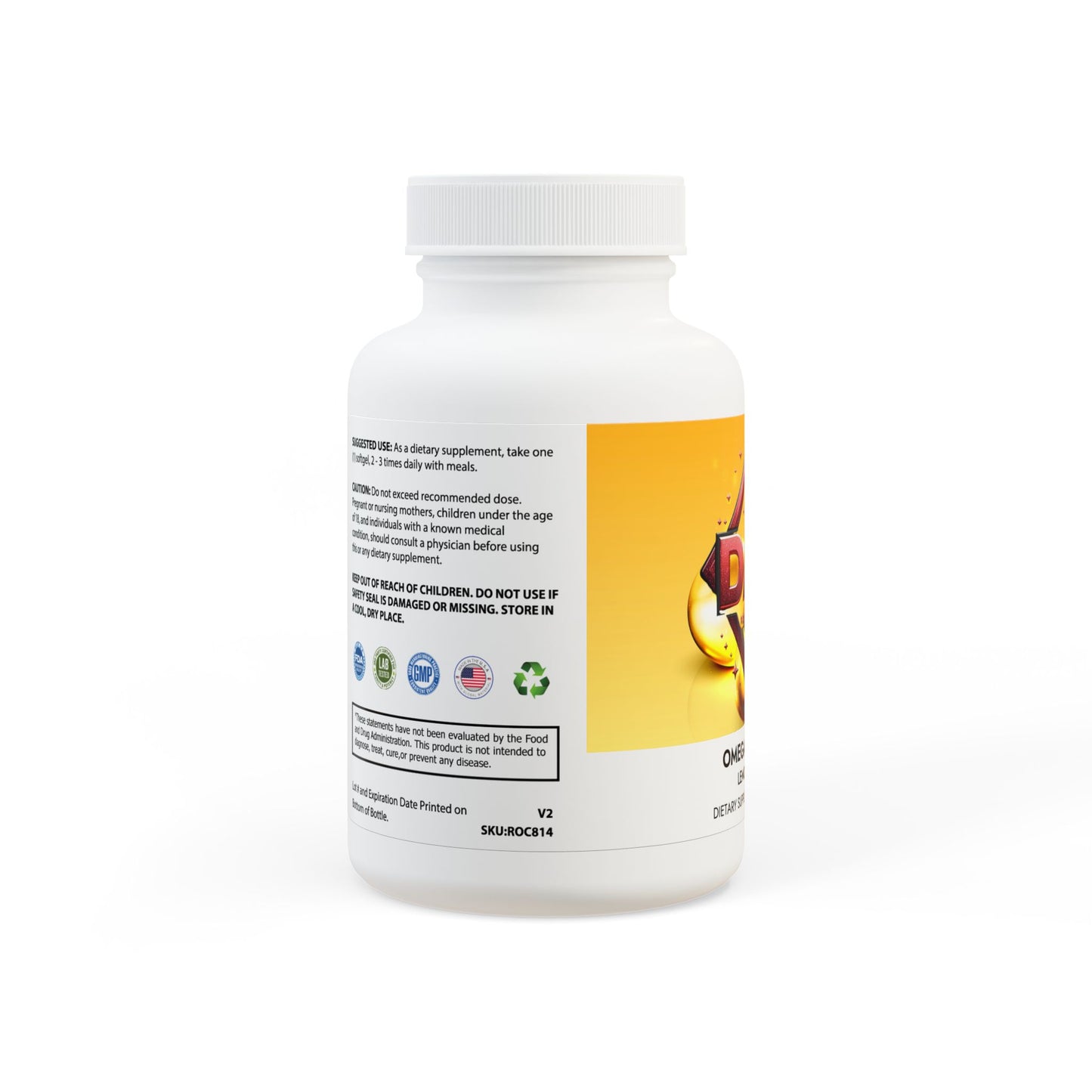 Aceite de pescado Omega 3 DAZ Premium Fit (60 cápsulas blandas)