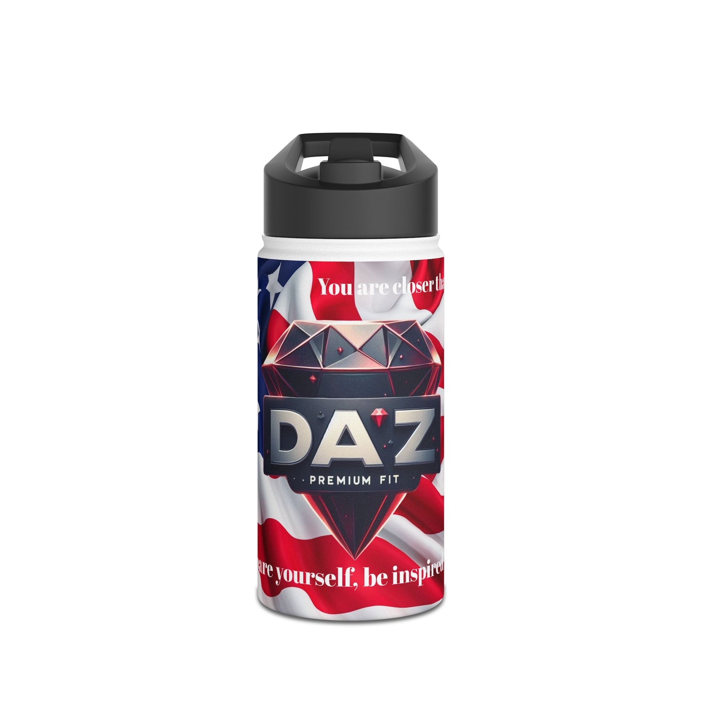 DAZ Premium Fit Stainless Steel Water Bottle