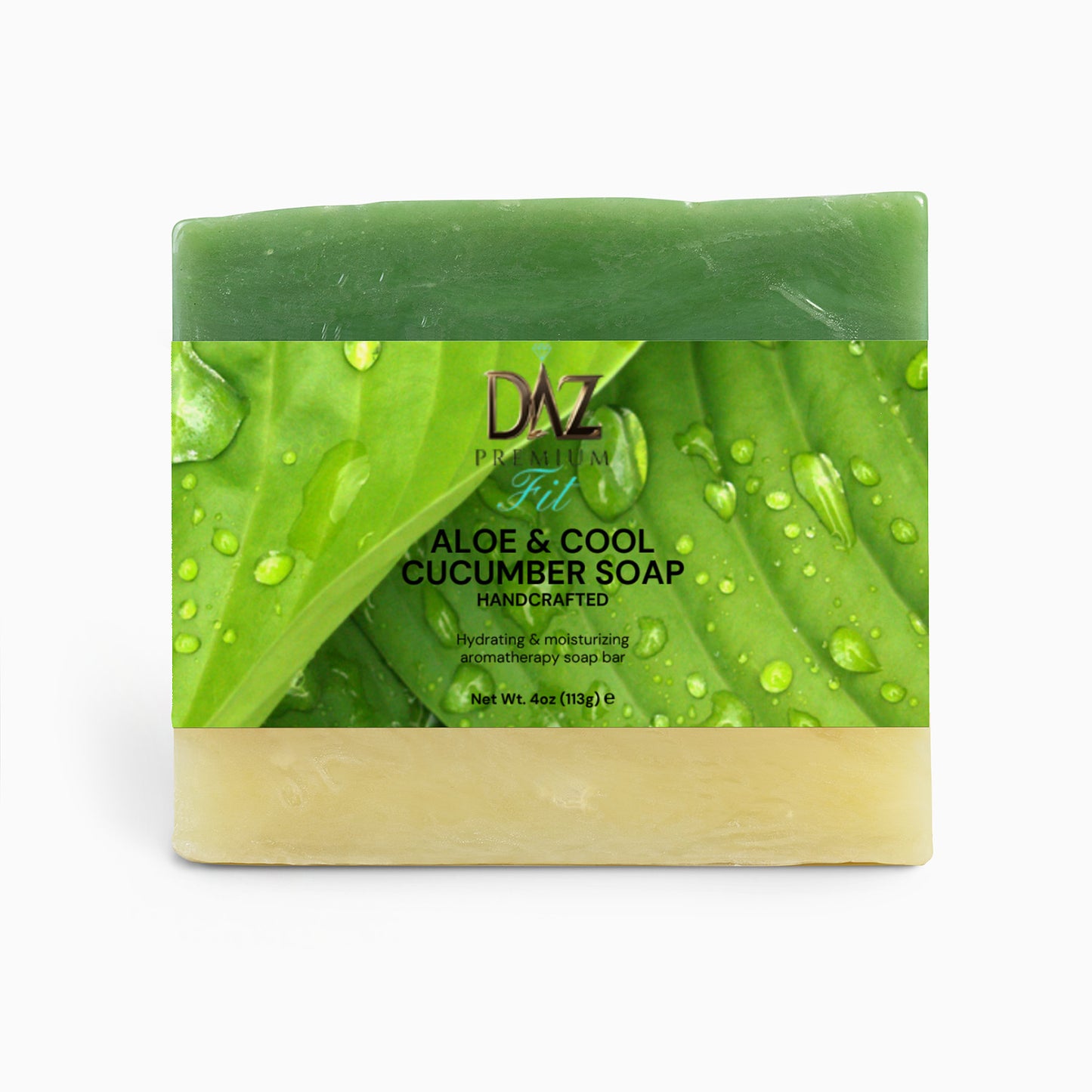 Jabón de aloe y pepino fresco DAZ Premium Fit