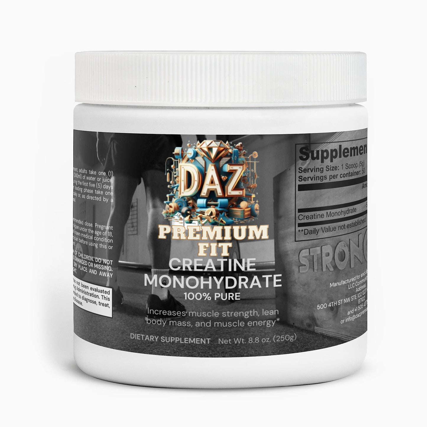 Creatine Monohydrate DAZ Premium Fit