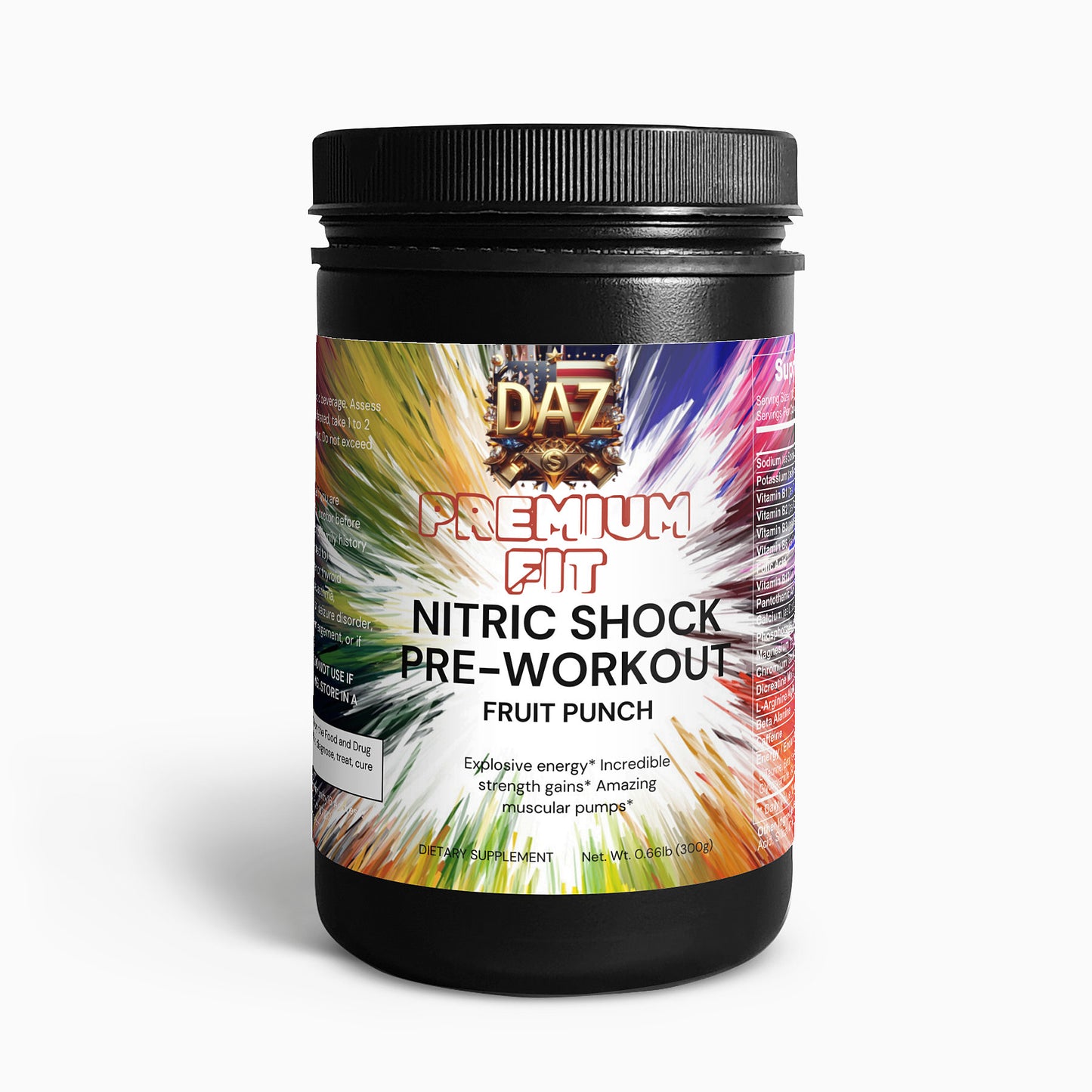 Nitric Shock Pre-Workout (Fruit Punch)