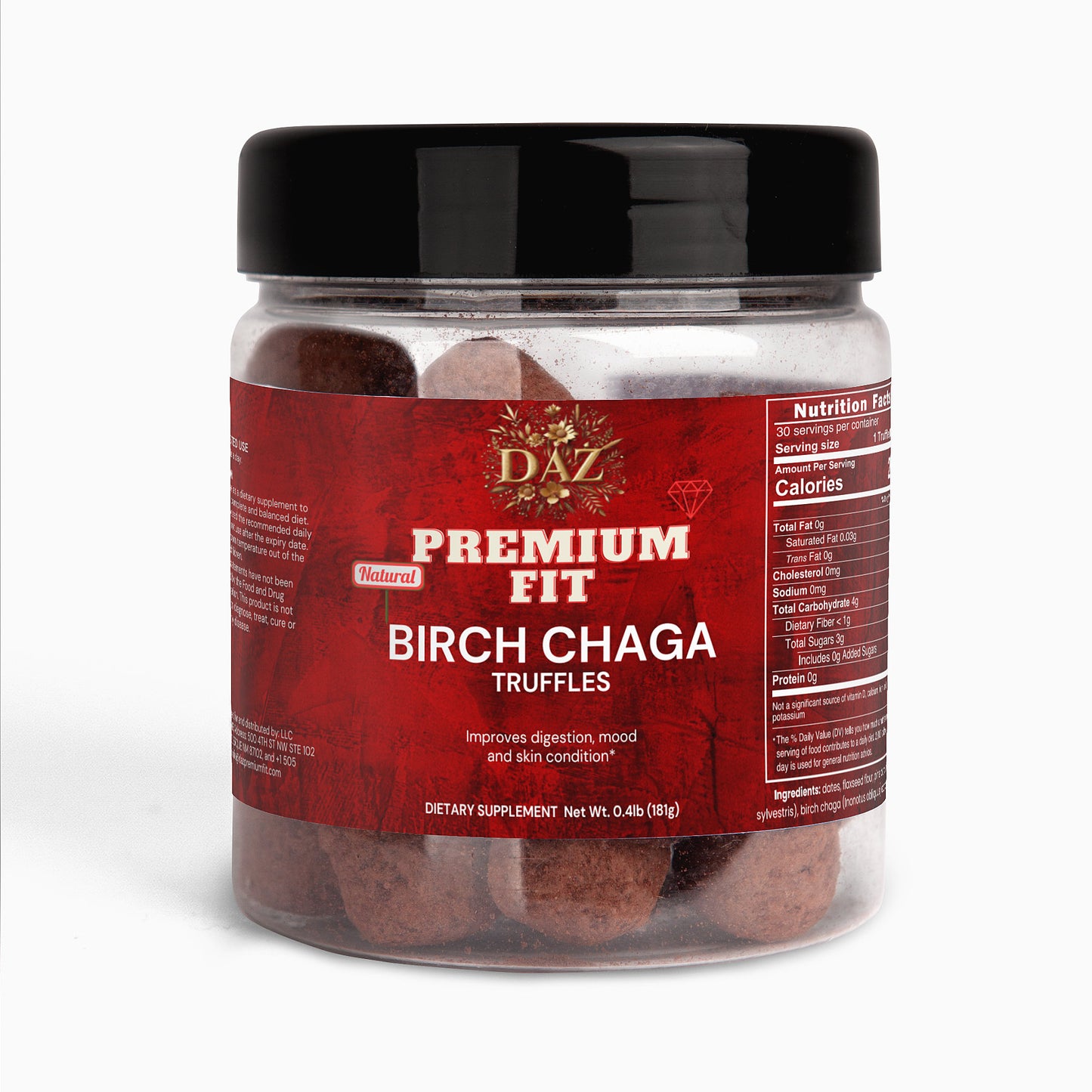 DAZ Premium Fit Birch Chaga Truffles