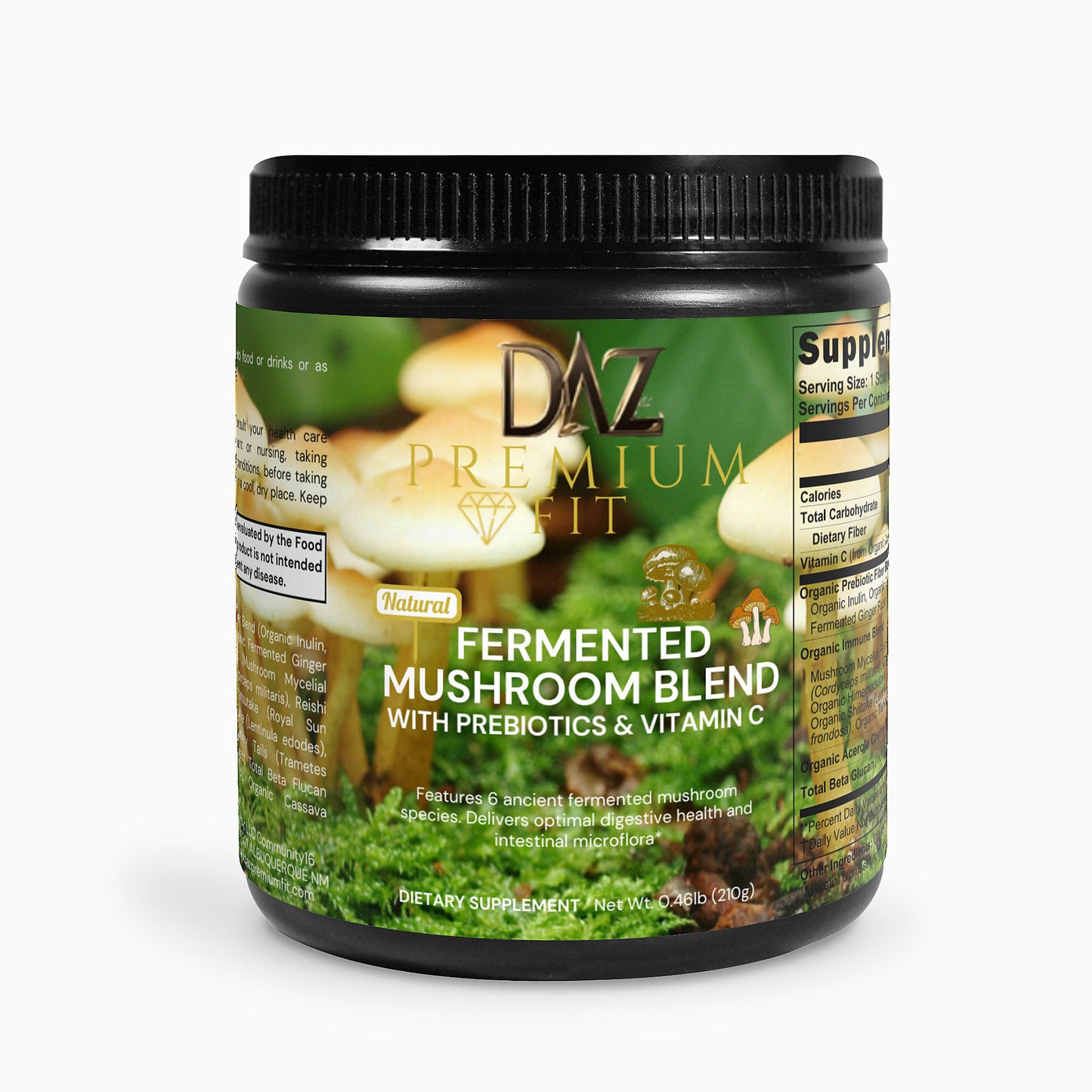 DAZ Premium Fit Fermented Mushroom Blend