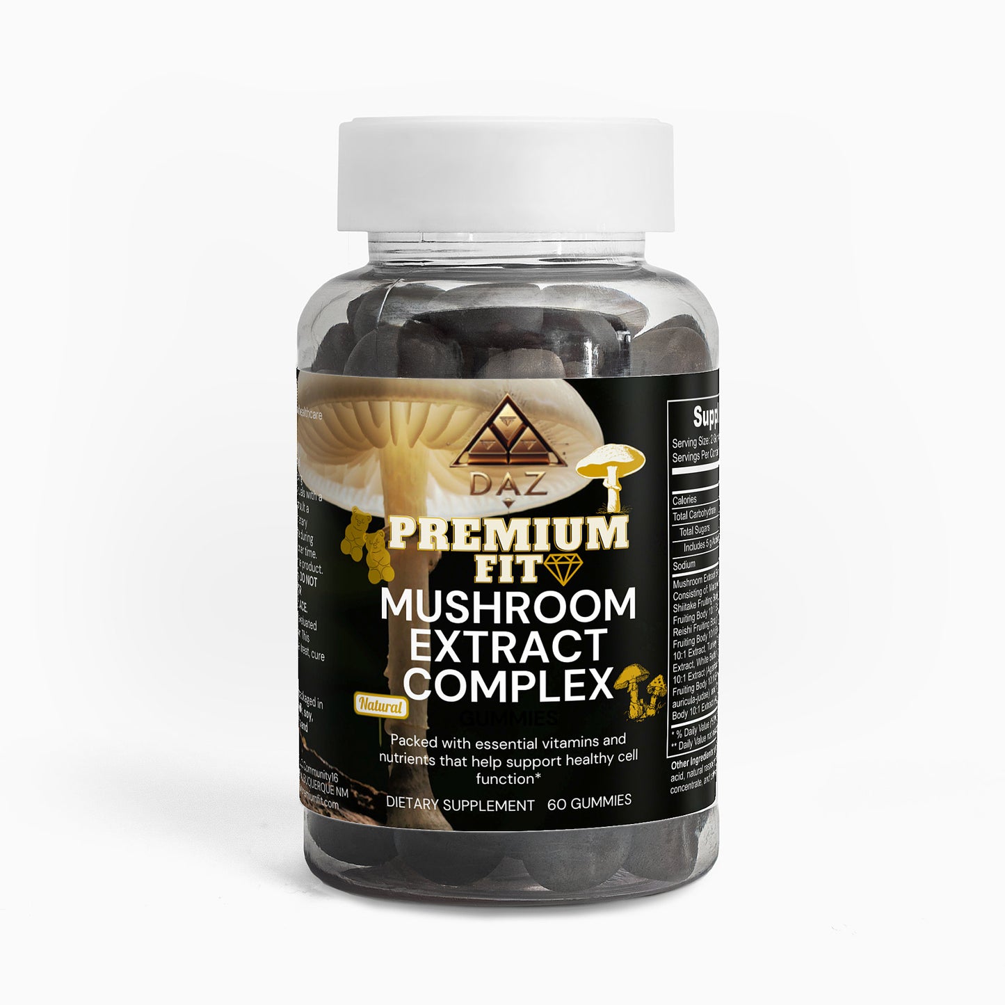 DAZ Premium Fit Mushroom Extract Complex