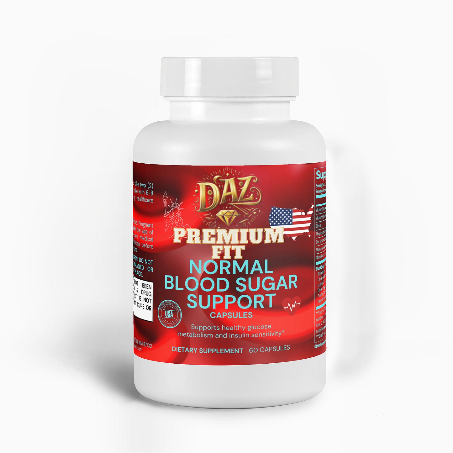 DAZ Premium Fit Normal Blood Sugar Support