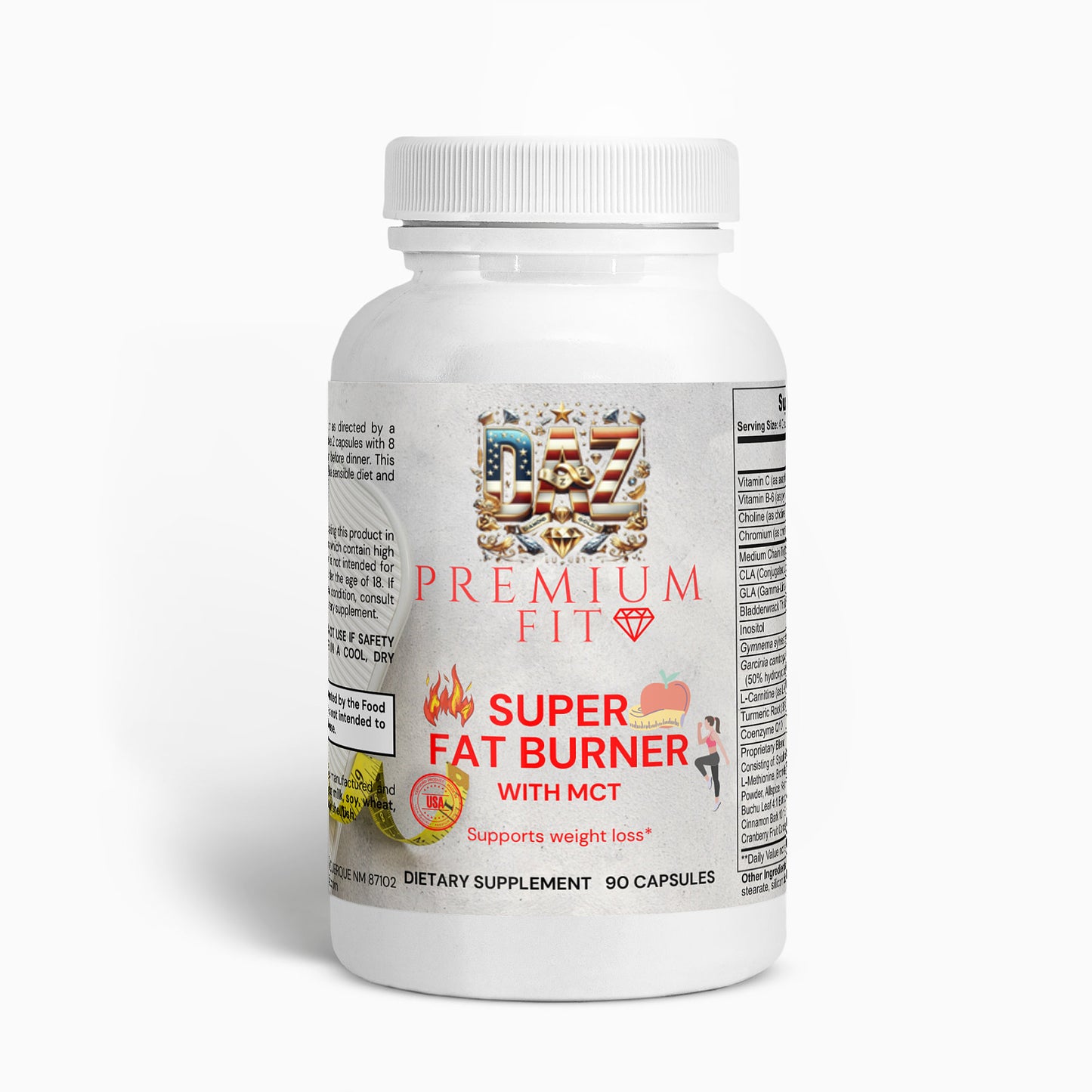 Super Fat Burner with MCT DAZ Premium Fit