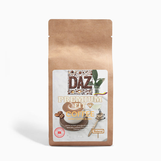 DAZ Premium Fit Hemp Coffee Blend - Medium Roast 4oz