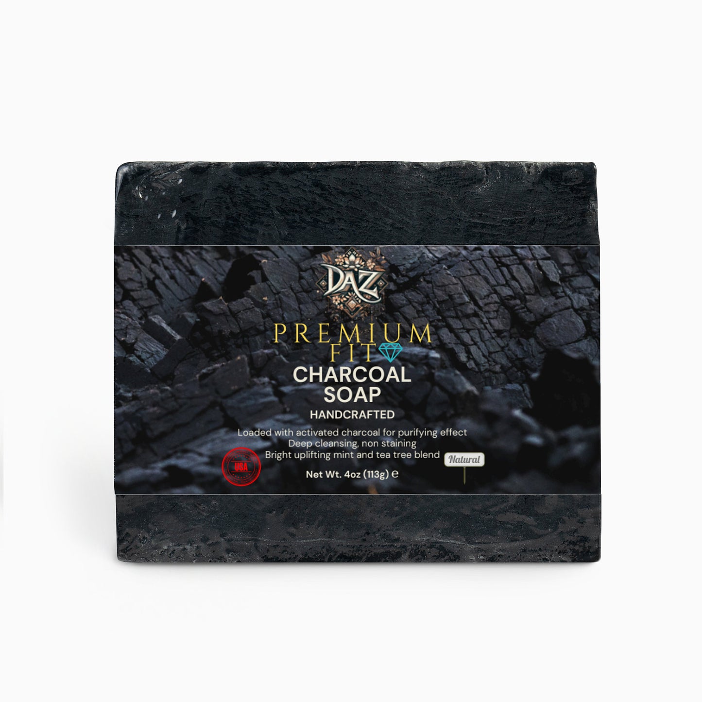 DAZ Premium Fit Charcoal Soap