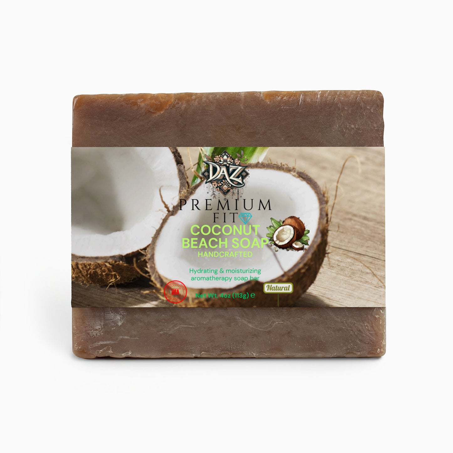 DAZ Premium Fit Coconut Beach Soap