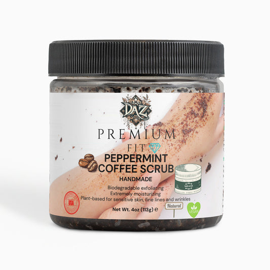 DAZ Premium Fit Coffee and Mint Scrub