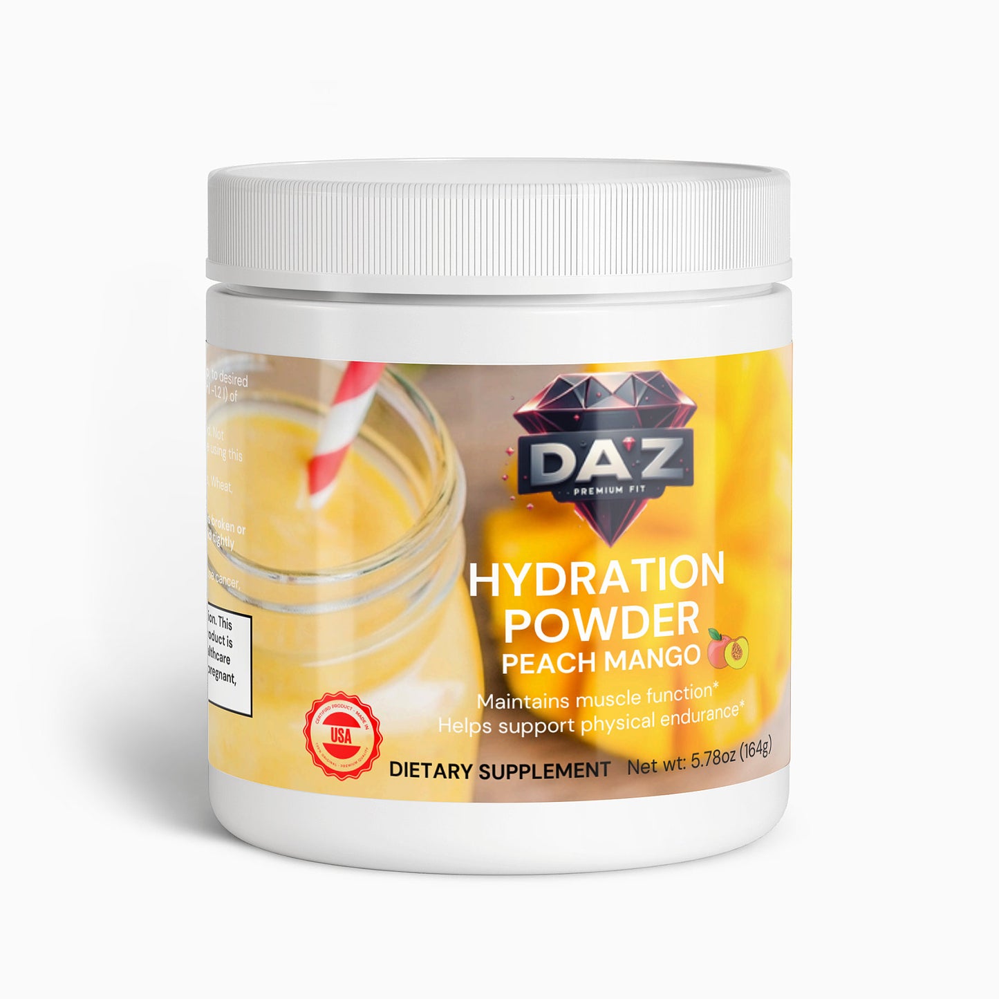 DAZ Premium Fit Hydrating Powder (Peach & Mango)