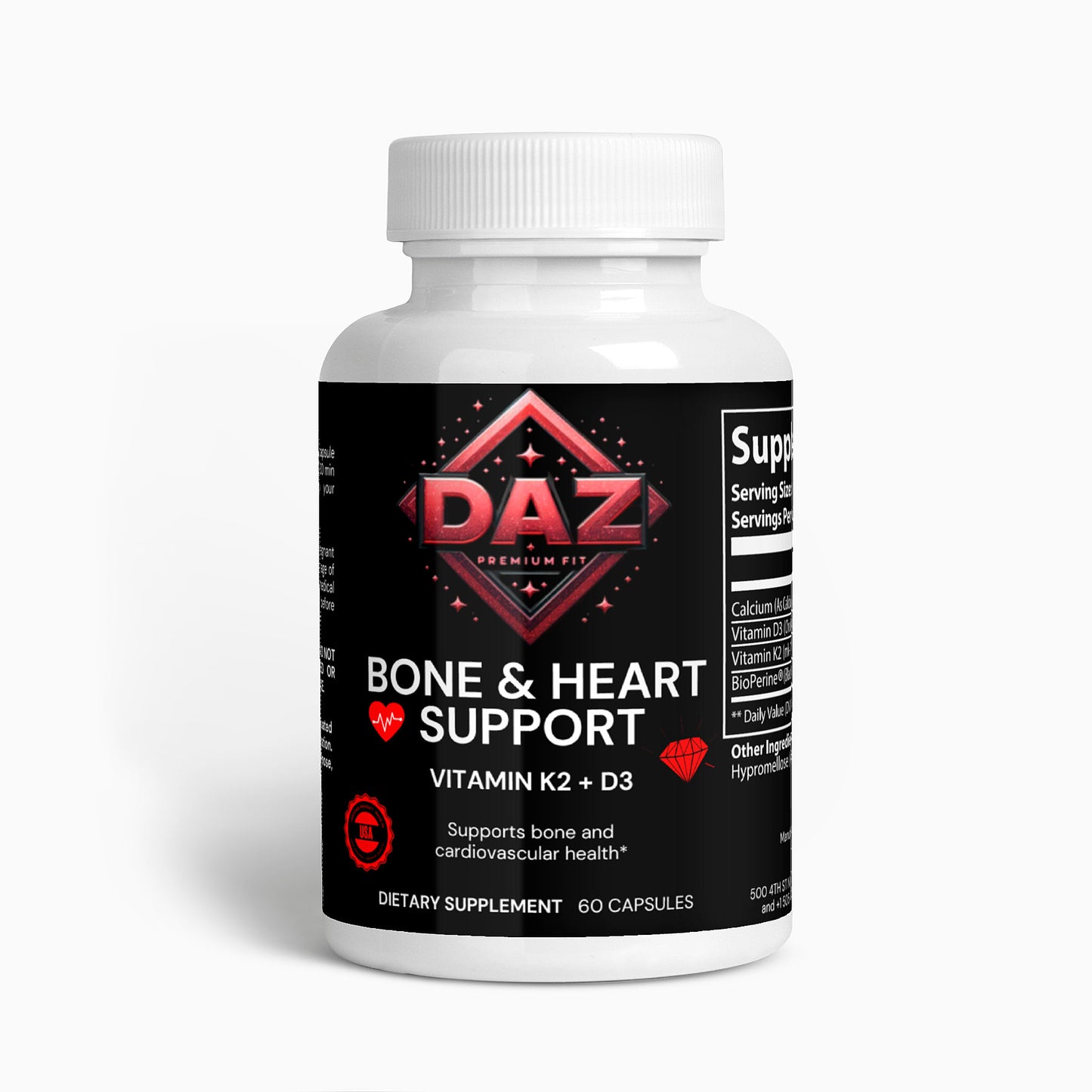 Daz Premium Fit Bone and Heart Support