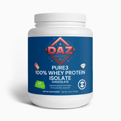 Pure3 100% Whey Protein Isolate DAZ Premium Fit(Chocolate)