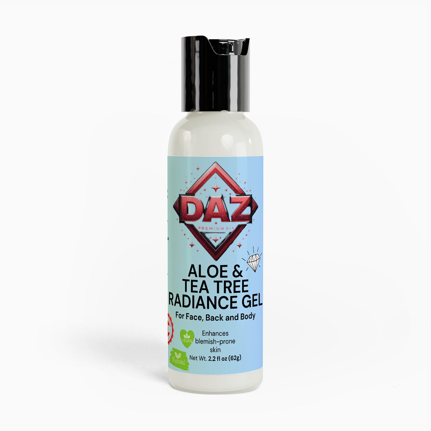 DAZ Premium Fit Aloe &amp; Tea Tree Brightening Gel