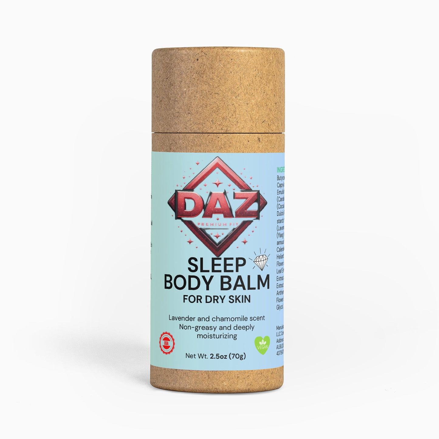DAZ Premium Fit Sleeping Body Balm