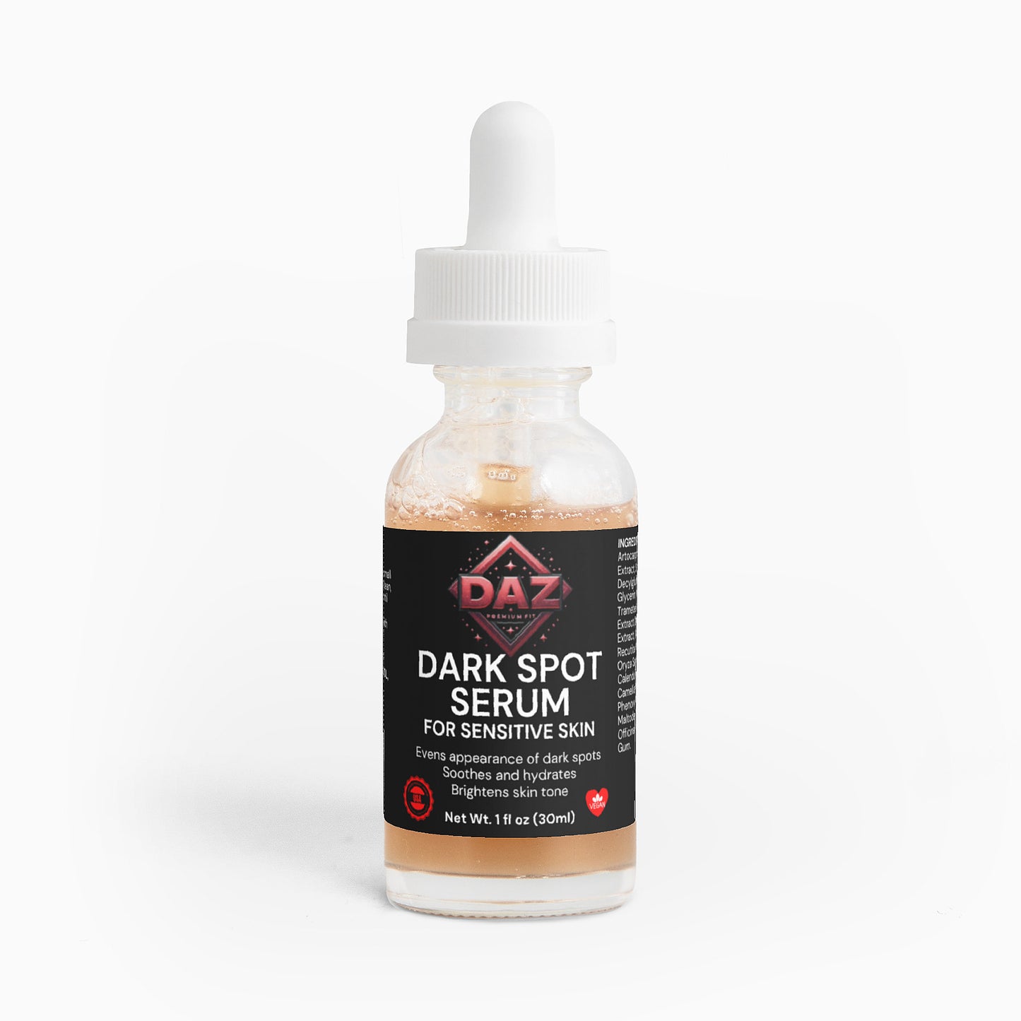 DAZ Premium Fit Dark Spot Serum for Sensitive Skin