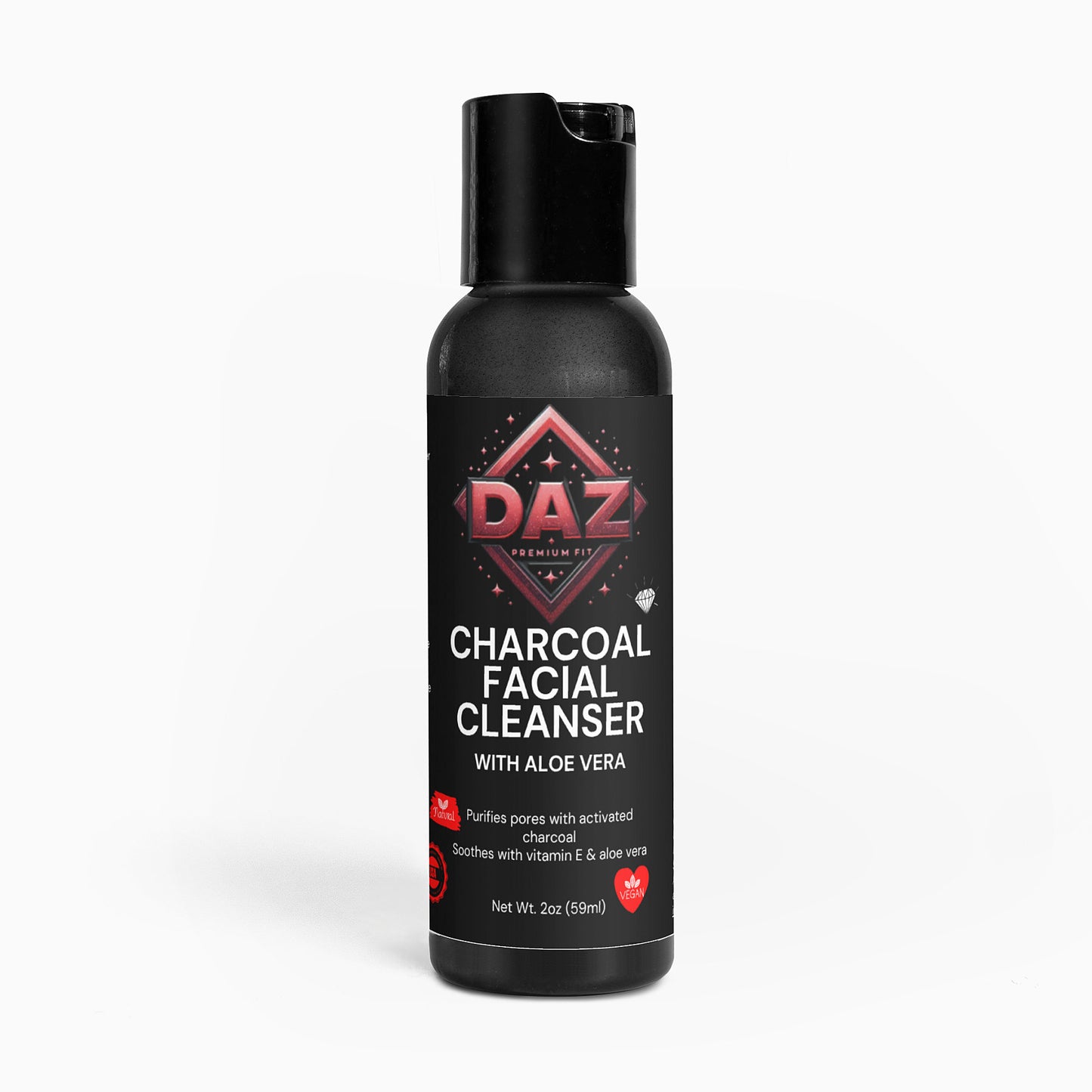 DAZ Premium Fit Charcoal Facial Cleanser
