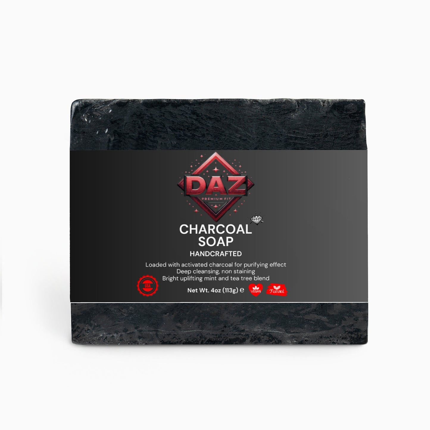 DAZ Premium Fit Charcoal Soap