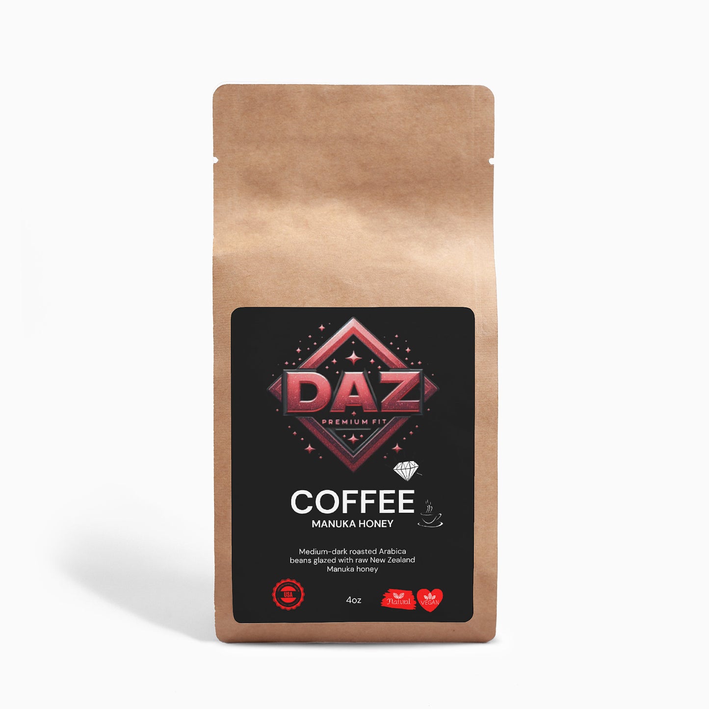 Café con Miel de Manuka DAZ Premium Fit 4oz