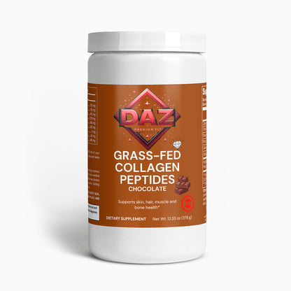 Polvo de péptidos de colágeno DAZ Premium Fit alimentados con pasto (chocolate)
