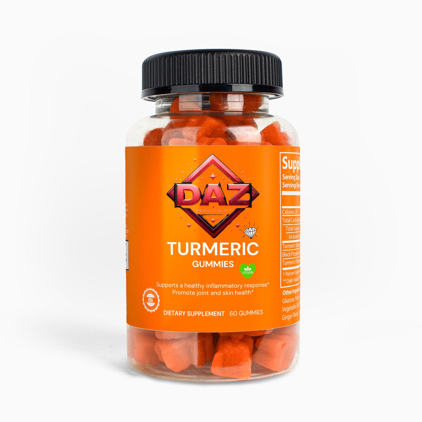 DAZ Premium Fit Turmeric Gummies