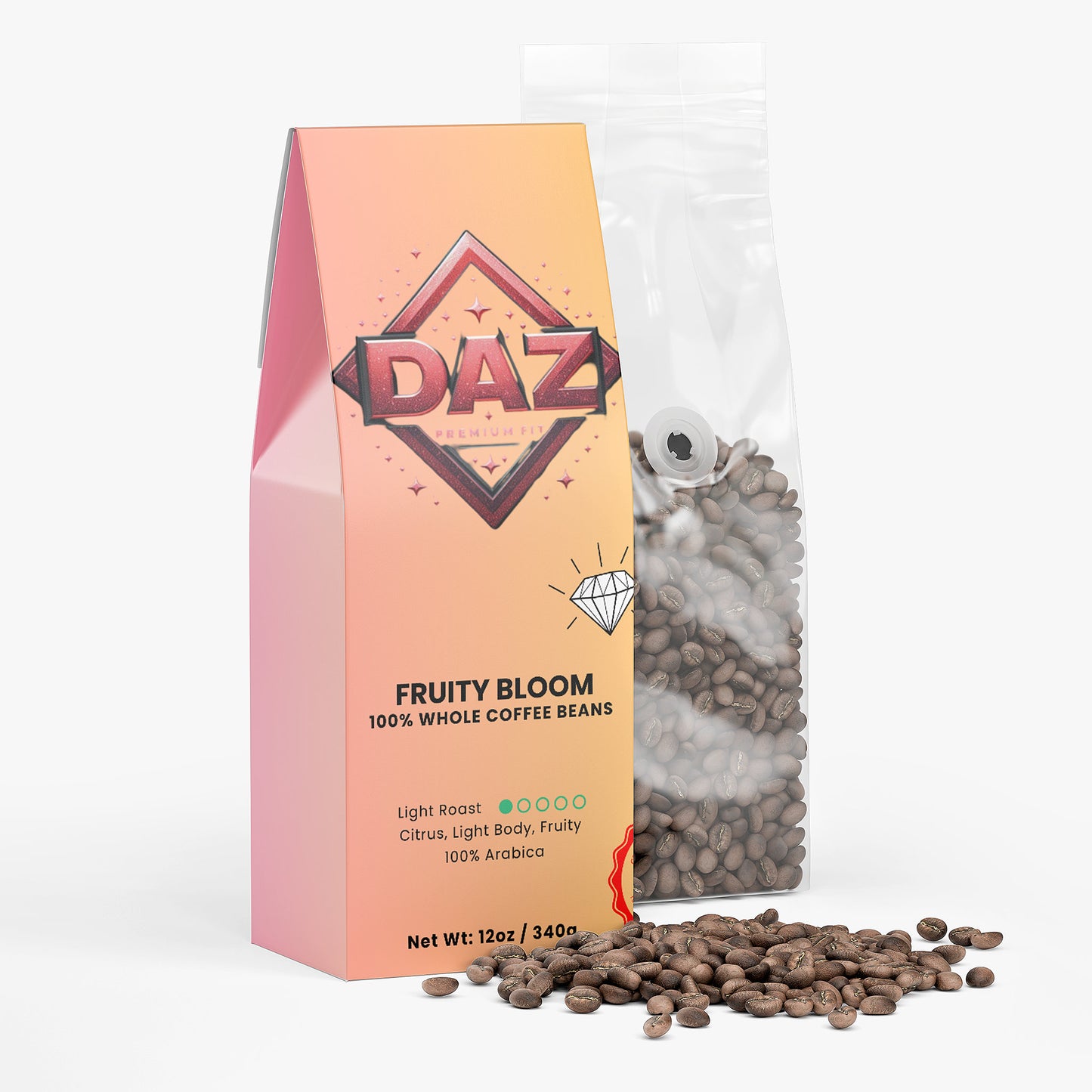 Café Fruity Bloom (Tueste ligero) DAZ Premium Fit