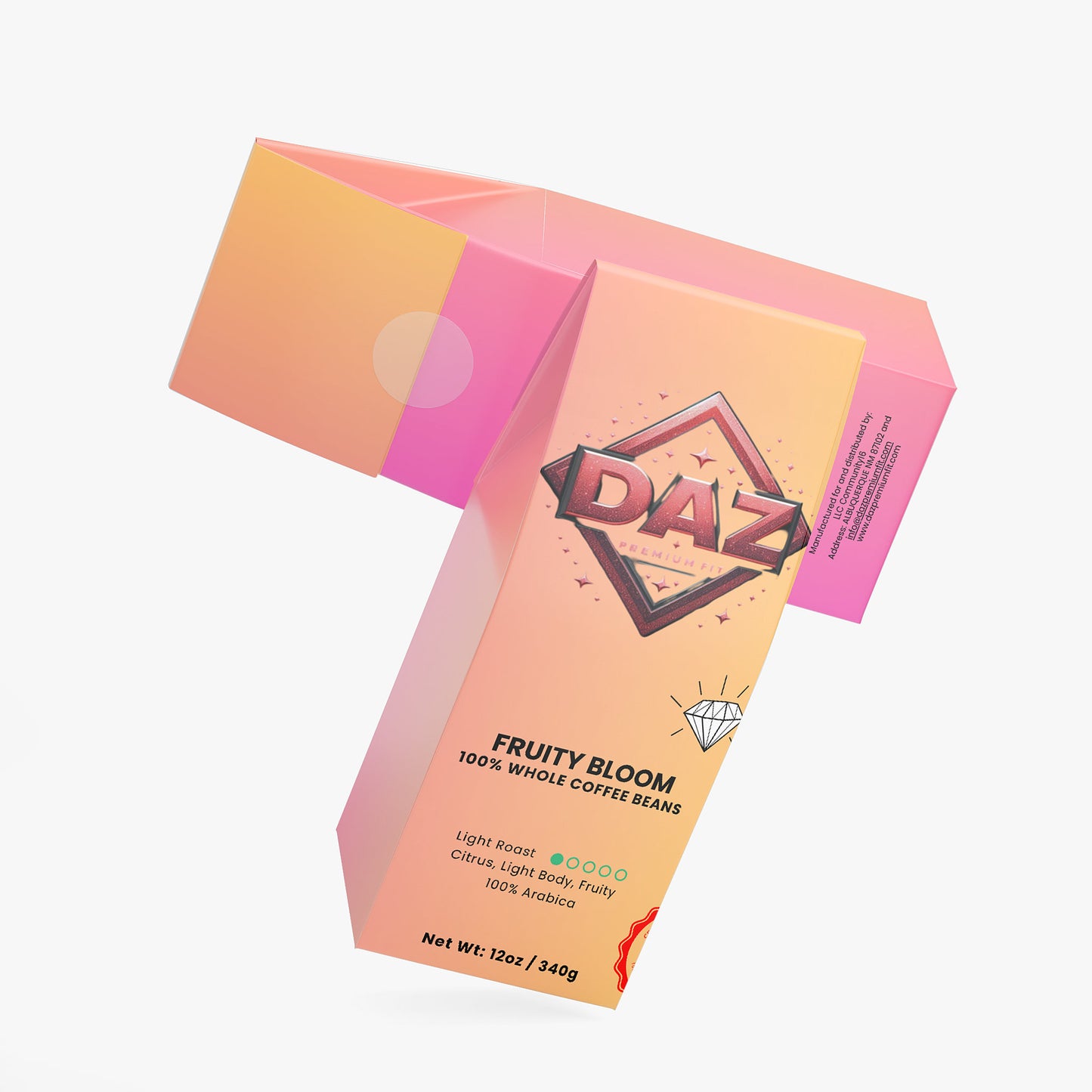 Café Fruity Bloom (Tueste ligero) DAZ Premium Fit