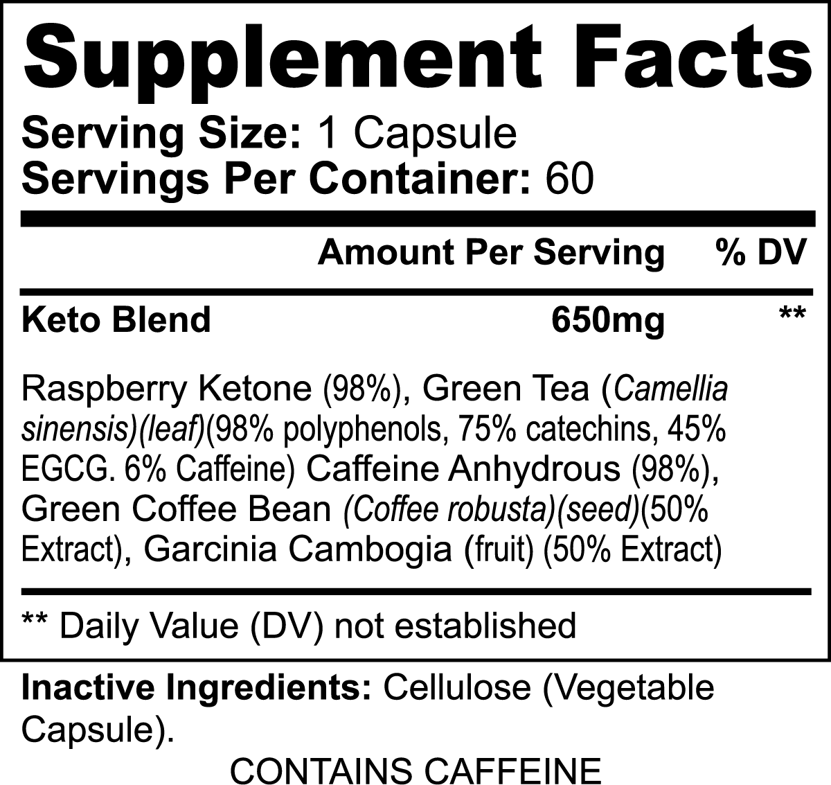 Keto-5 DAZ Premium Fit