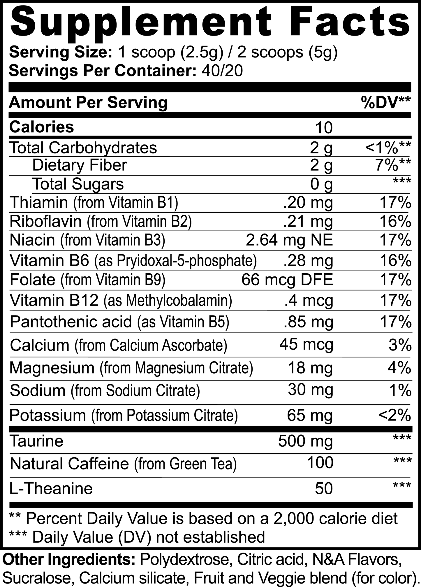 Energy Powder DAZ Premium Fit (Melon Creamsicle)