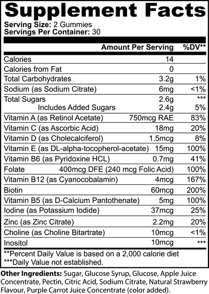 Gomitas de oso Multivitamínicas DAZ Premium Fit (adultos)