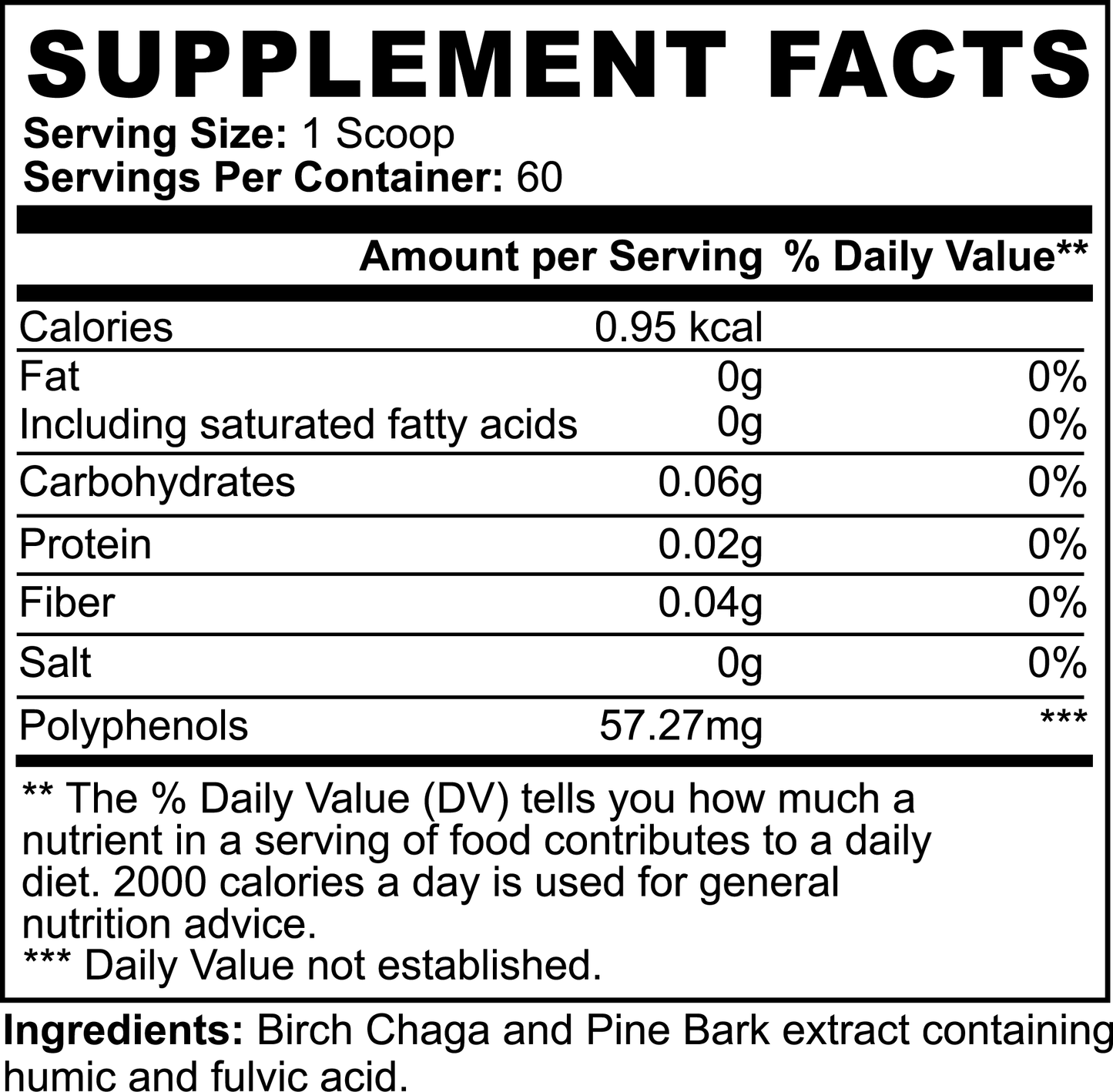 Polvo natural para el bienestar intestinal DAZ