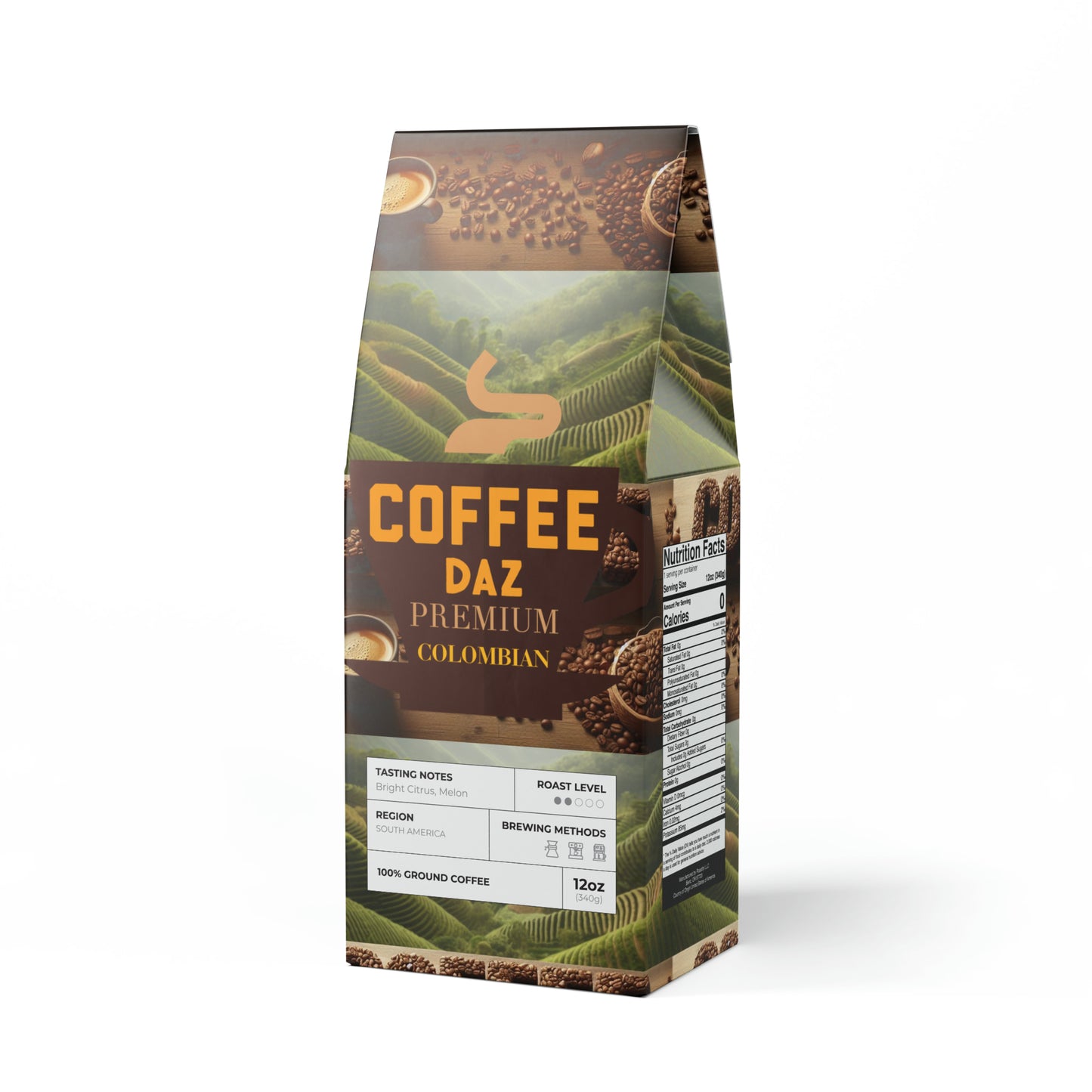 Café DAZ Colombia de Origen Único (Tostado Ligero-Medio)